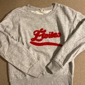 HM gray crew neck sweatshirt